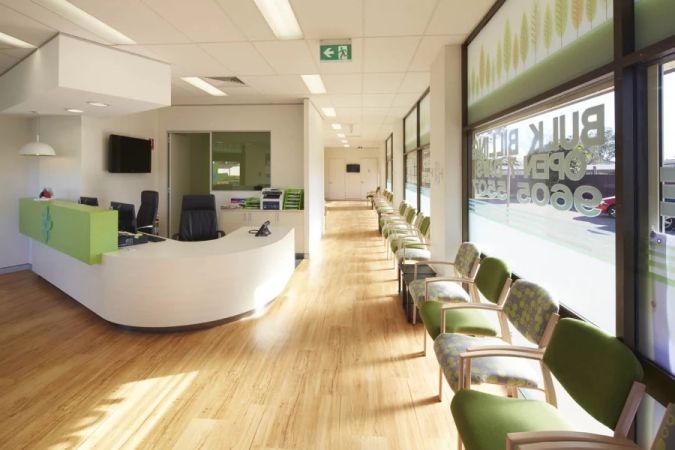 Medical centre reception and waiting room cleaned in Sydney