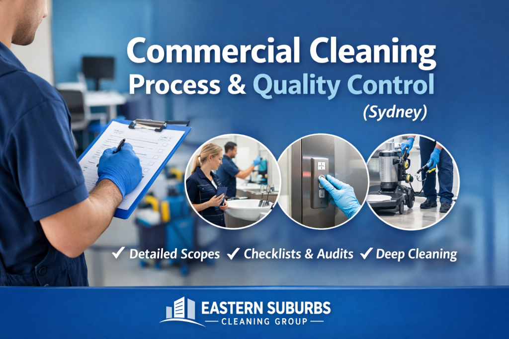 Commercial cleaning team in Sydney